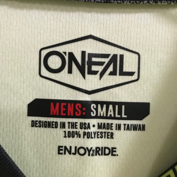 O'NEAL Long Sleeve Neon Yellow Shirt Men's Small - Picture 3 of 10